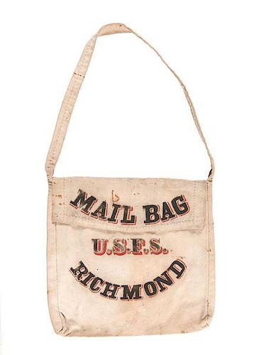 Ship's Mail Bag from the US Flagship Richmond, 1879-1883 