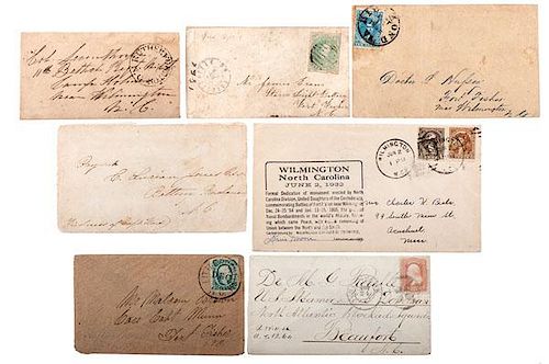 Confederate Covers Addressed to Fort Fisher and the Surrounding Batteries 