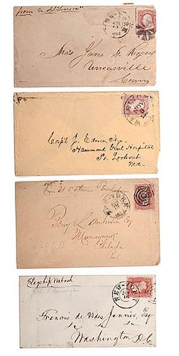 Civil War Covers Sent From Ships in the Union Blockade 