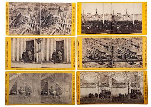 E. & H.T. Anthony, Six War for the Union Stereoviews 