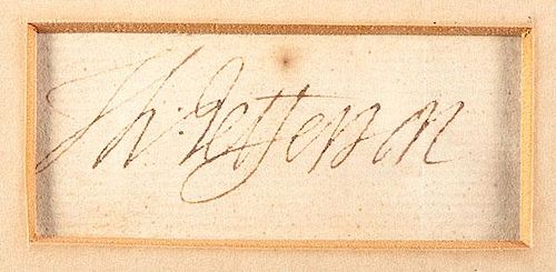 Thomas Jefferson Clipped Signature 