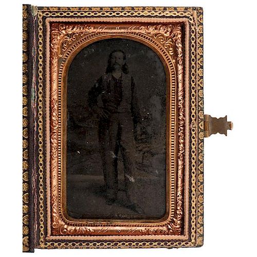 James B. "Wild Bill" Hickok Tintype and Autograph Poem Signed 