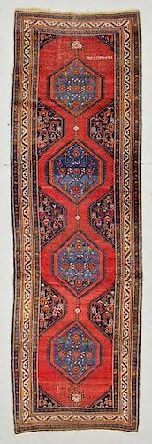 Antique Serab Rug: 3'9" x 12'1" (114 x 368 cm)