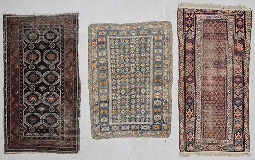 3 Antique Caucasian/Persian Rugs