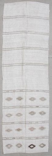 Vintage Moroccan Kilim: 4'1" x 13' (124 x 395 cm)