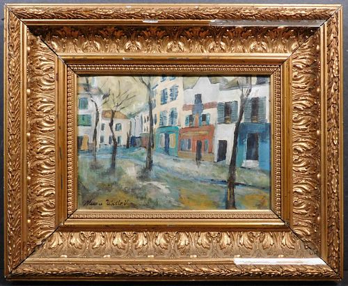 Manner of Maurice Utrillo: Place Du Tertre