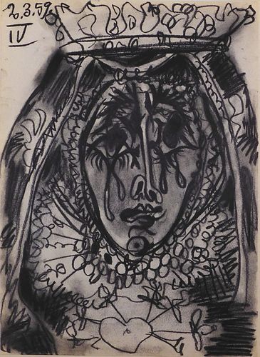 Pablo Picasso: Virgen de Guadalupe