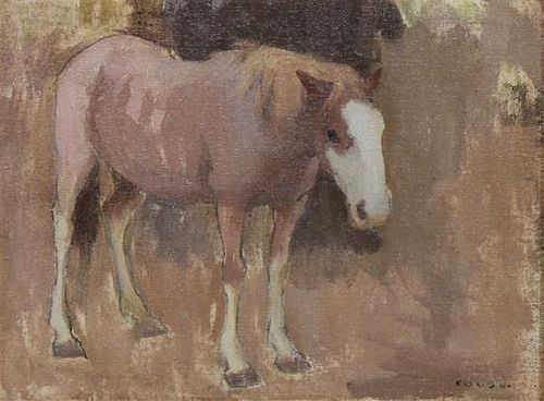 Eanger Irving Couse, (American, 1866-1936), Study of a Horse