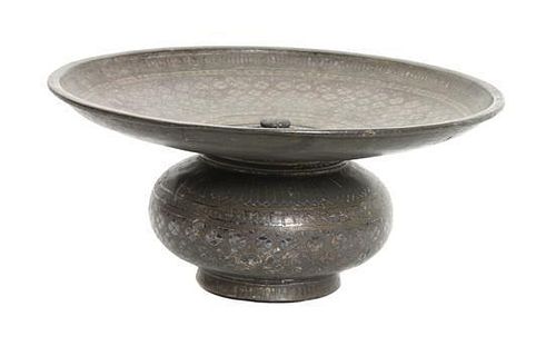 A Japanese Bronze Censer Height 6 x diameter 13 3/4 inches