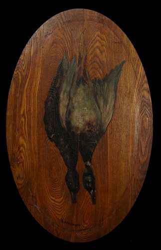 E. Anderson, "Natur Morte of Ducks," 20th c., oil