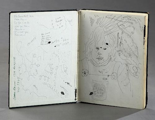 Noel Rockmore (1928-1995), and Jake Calico, "Sketchbook," c. 1983,