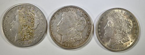 1921 P,D,S MORGAN DOLLAR XF OR BETTER