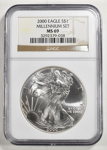 2000 ASE, MILLENIUM EDITION NGC MS-69