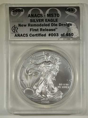 2008 ASE, ANACS MS-70 FIRST RELEASE