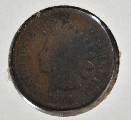 1866 INDIAN HEAD CENT  VG/ G