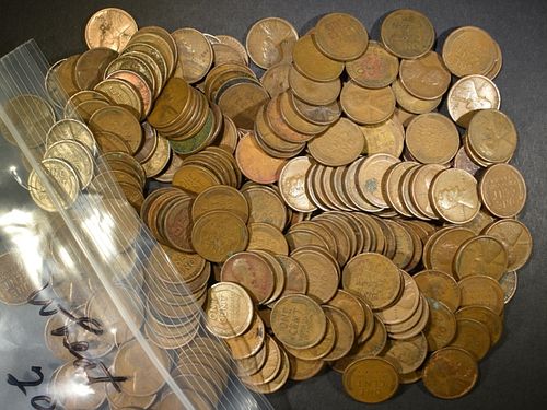 250-MIXED DATE CIRC LINCOLN CENTS FROM THE 1920'S