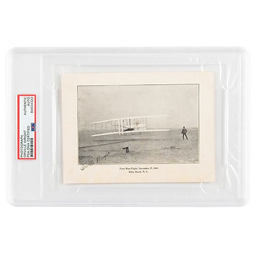 Orville Wright Signed Photograph