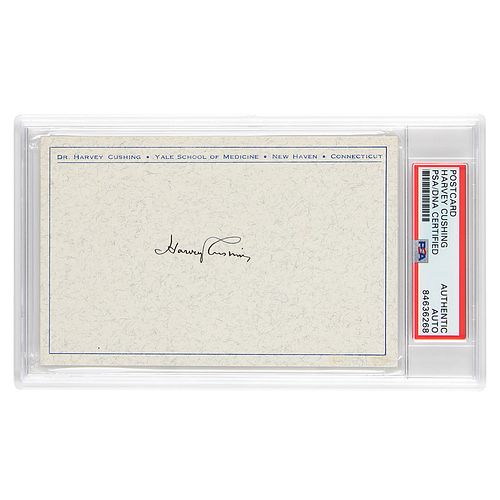 Harvey Cushing Signature