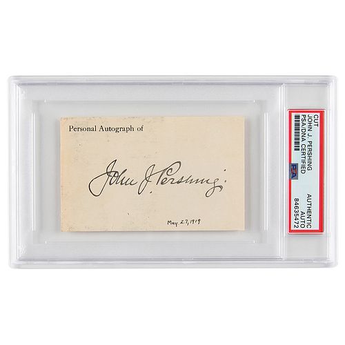 John J. Pershing Signature