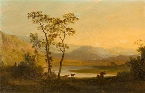 * Artist Unknown, (19th century), Landscape with Cow
