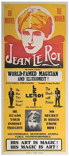 Le Roi, Jean. The Marvel. The Wonder. Jean Le Roi.