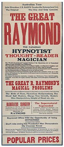 Raymond (Raymond Morris Saunders).The Great Raymond.
