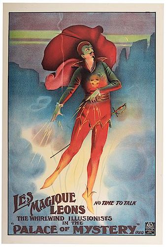 [Stock Poster] Les Magique Leons. The Whirlwind Illusionists.