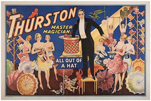 Thurston, Howard. Thurston Master Magician. All Out of A Hat.