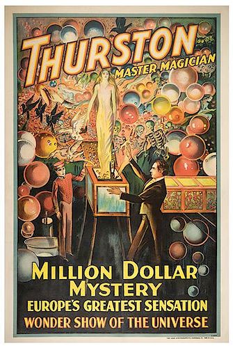 Thurston, Howard. Thurston Master Magician. Million Dollar Mystery.