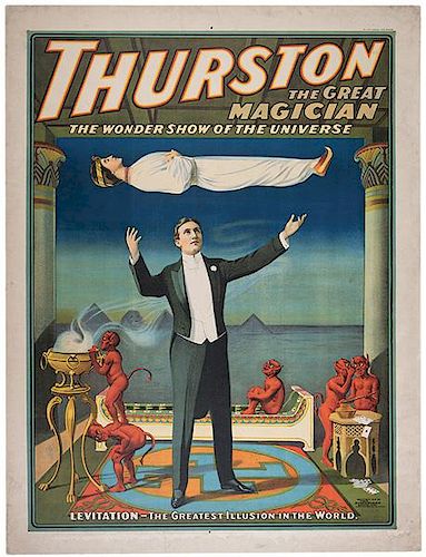 Thurston, Howard. Thurston the Great Magician. Levitation – The Greatest Illusion in the World.