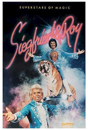 [Siegfried & Roy] Group of Five Siegfried & Roy Posters.