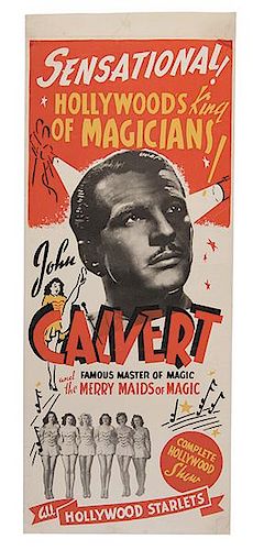 Calvert, John. Sensational! Hollywoods King of Magicians John Calvert.