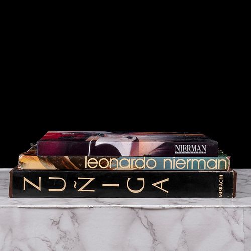 Libros de Leonardo Nierman. Nierman. Génesis de un Sueño, ejemplar firmado / Leonardo Nierman / Zuñiga. Piezas: 3.