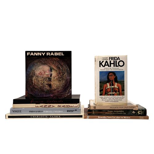 Libros sobre Fanny Rabel / Remedios Varo y Frida Kahlo. La Pintura de Fanny Rabel / Todo el Universo. Frida Kahlo. Piezas:  9.