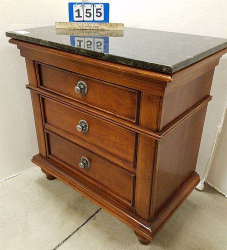 STANLEY MARBLE TOP 3 DRAWER CHEST