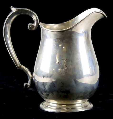 Watson Co (Attleboro, Ma 1880-1955) sterling silver water pitcher. Belonged to the Astor family and