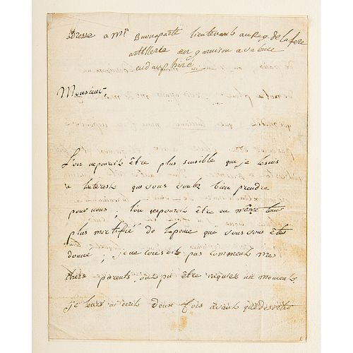Napoleon Autograph Letter Signed