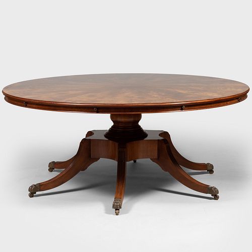 George III Style Mahogany Extension Breakfast Table, of Recent Manufacture