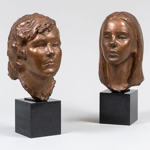 Gualberto Rocchi (1914-2018): Two Portrait Busts
