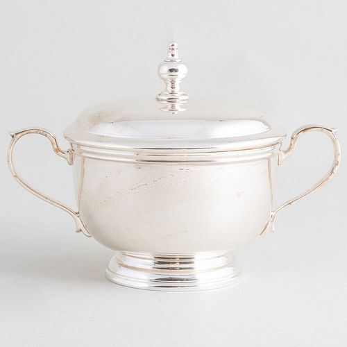 Tiffany & Co. American Sterling Silver Covered Sugar Bowl