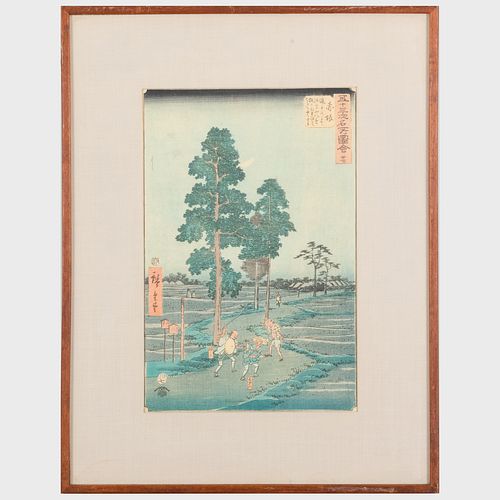 Utagawa Hiroshige: Scene from The Fifty-three Stations of the Tokaido Road