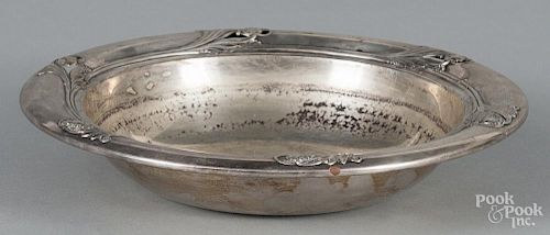 International sterling silver Spring Glory pattern bowl, 2'' h., 10 1/2'' dia., 12 ozt.