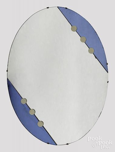 Art Deco mirror, 29 1/2'' x 22''.