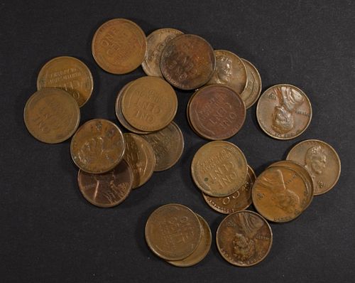 (24) 1931-D LINCOLN CENTS