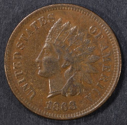 1868 INDIAN CENT  AU