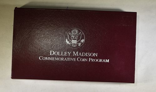 1999 DOLLEY MADISON COMM COIN SET