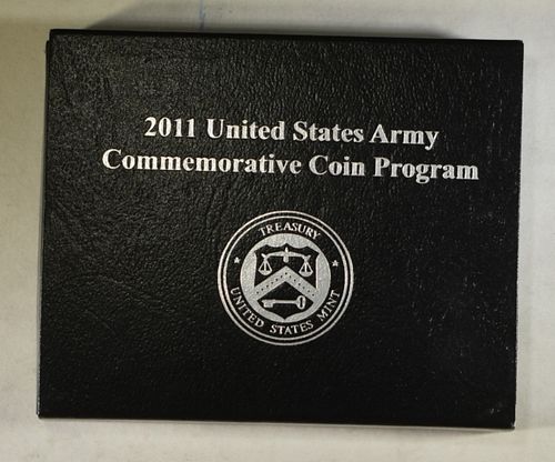 2011 US ARMY COMM HALF DOLLAR PR COIN