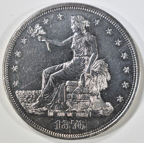 1876 TRADE DOLLAR BU