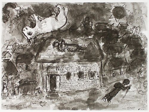 Marc Chagall - Au Village II