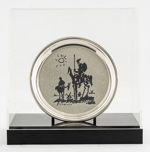 Picasso "Don Quixote" Sterling Plate